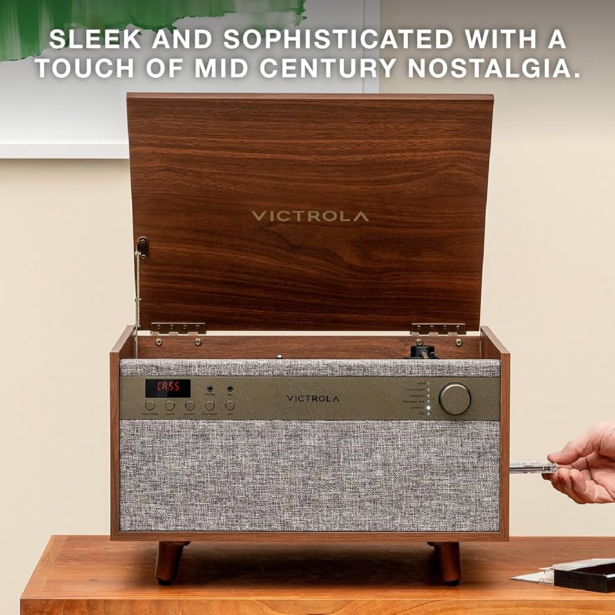 DVOŘÁK レコードセット Victrola ステレオ 12インチ Victrola Century 6-in-1 Vinyl Record Player & Music Center